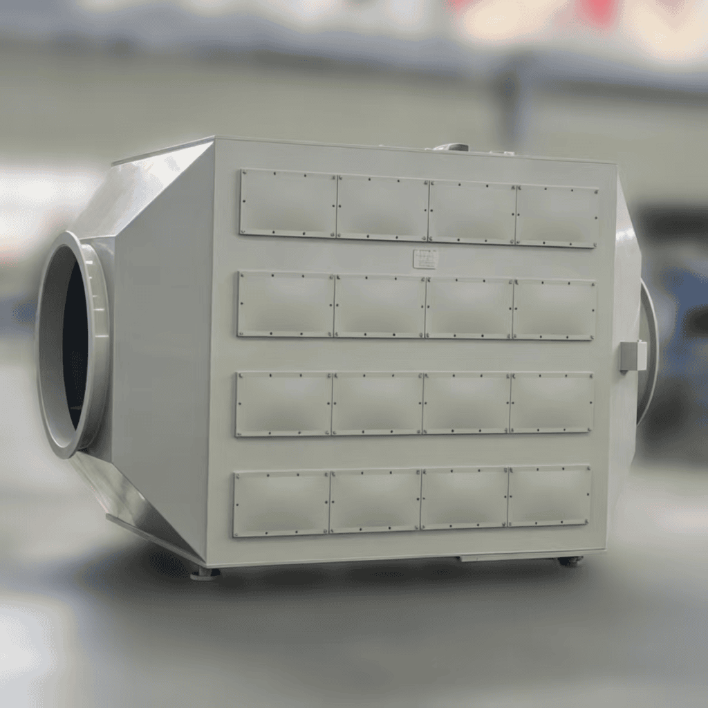 VOCs treatment equipment - activated carbon adsorption and RTO thermal oxidizer system