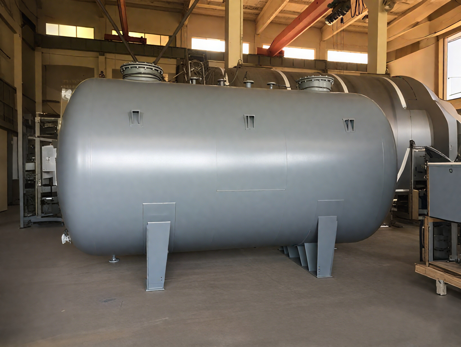 Stainless steel storage tank in SS304 / SS316L / duplex — hygienic, high temp & pressure. For water, food, pharma and mild chemicals.