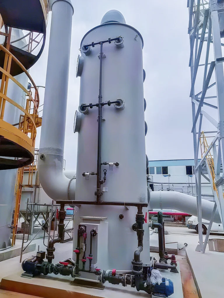 VOCs treatment equipment - activated carbon adsorption and RTO thermal oxidizer system