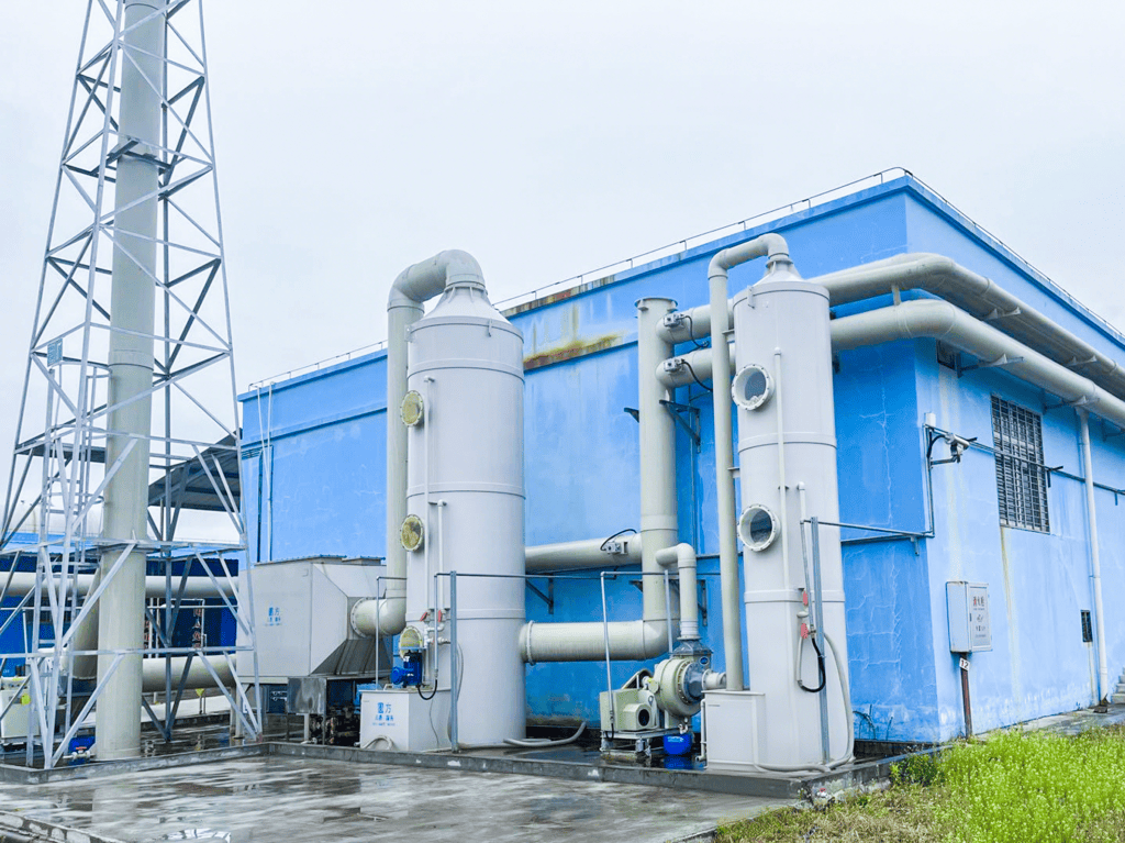 Integrated Acid-Base & VOCs Exhaust Treatment System for Pharmaceutical Pilot Workshop