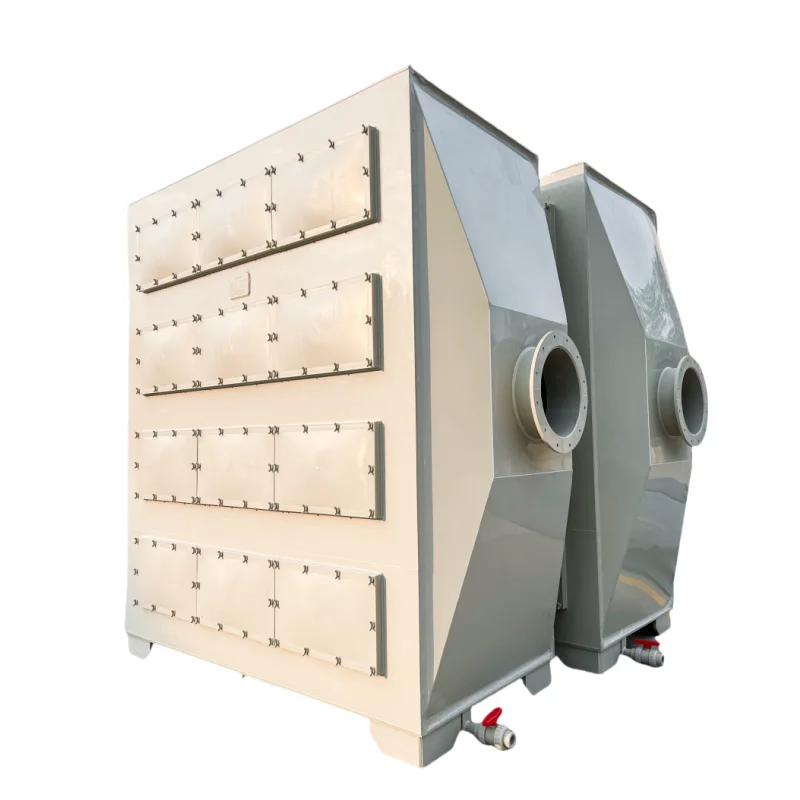 industrial odor control biofilter scrubber system