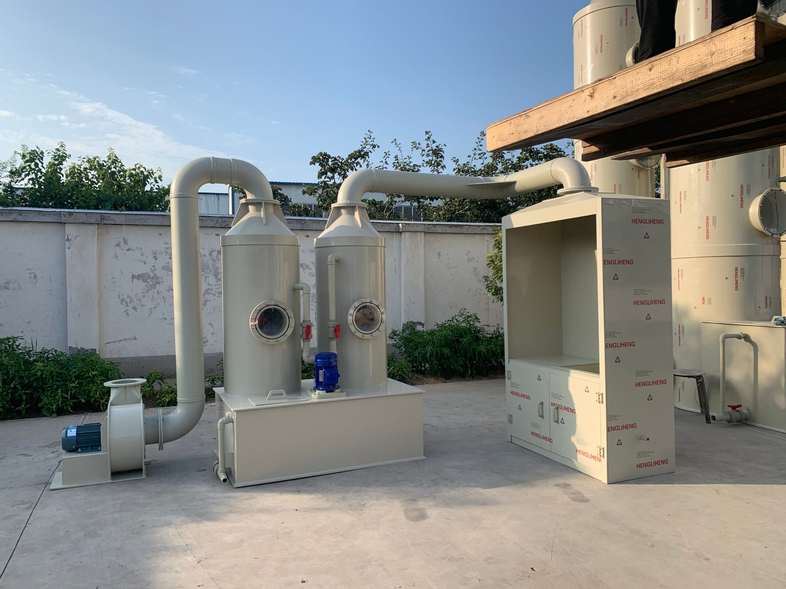Laboratory Exhaust Gas Treatment System | Fume Hood Scrubber